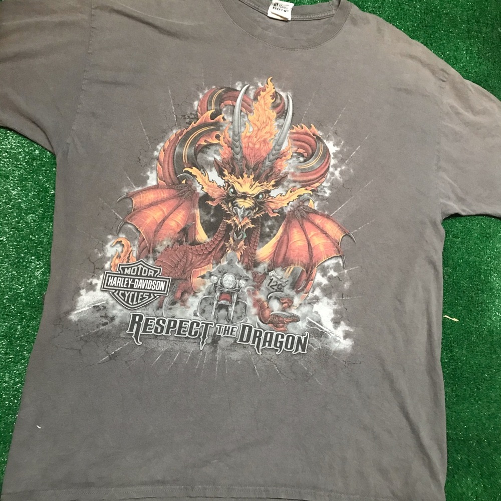 Harley Davidson Smokey Mountains Dragon size 2XL